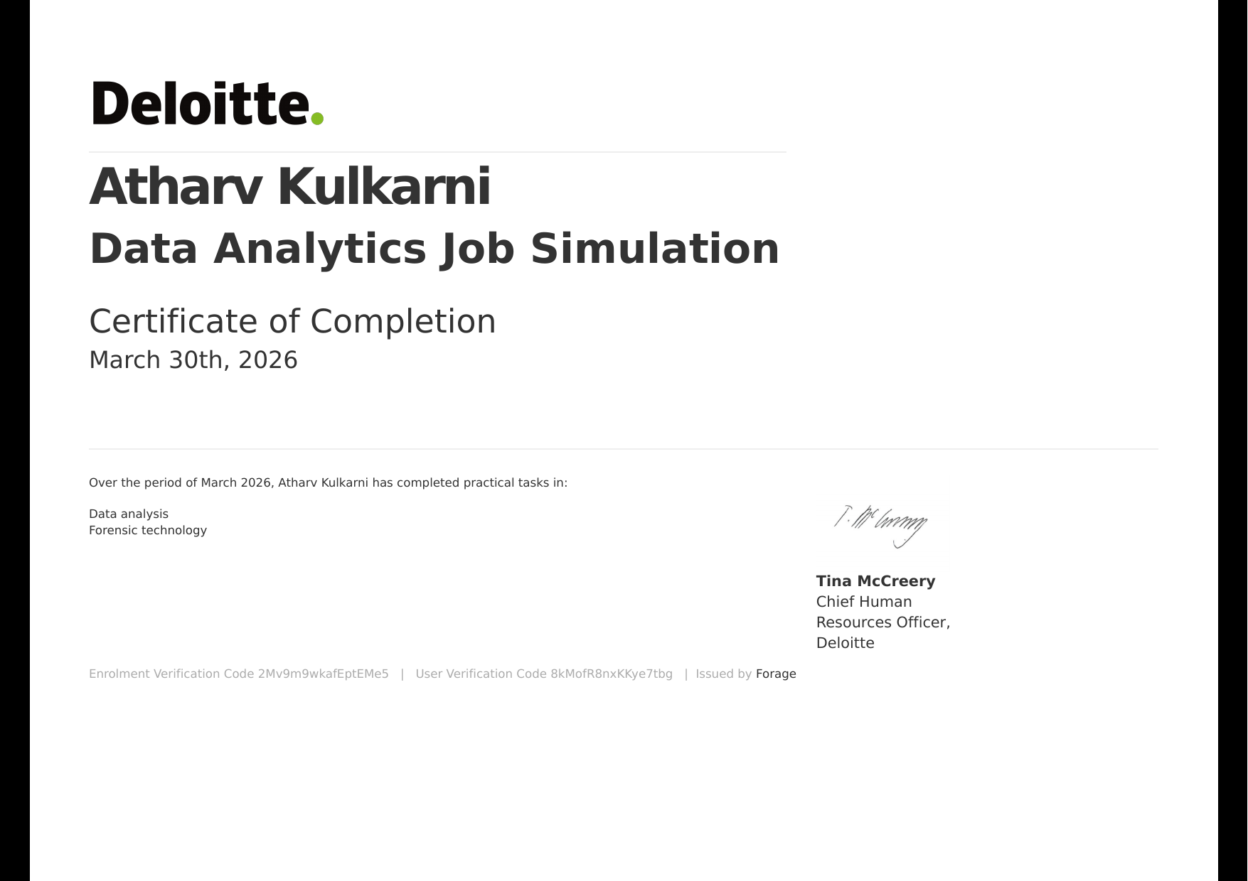 Deloitte Data Analytics Job Simulation