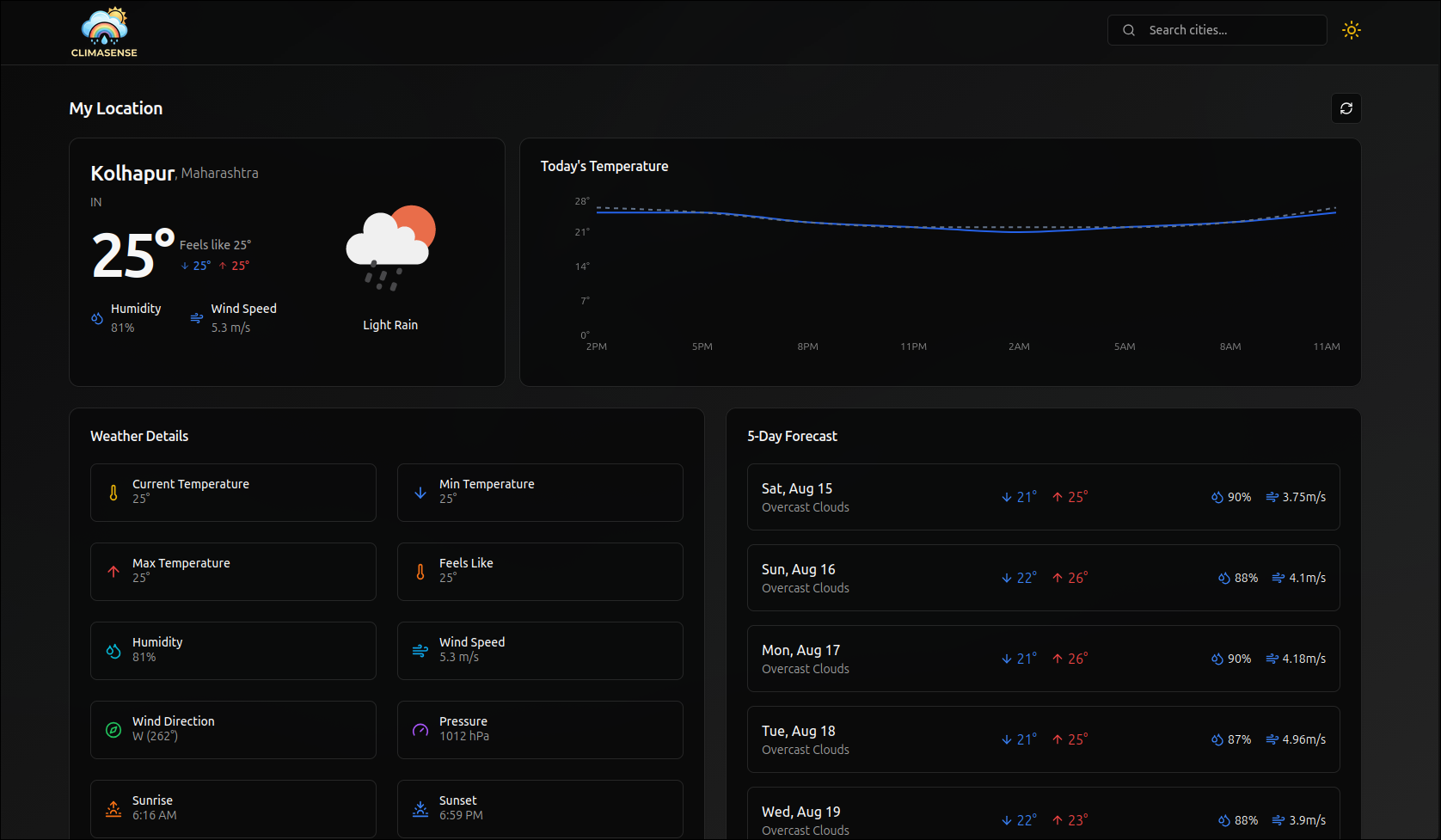 Advanced Weather App